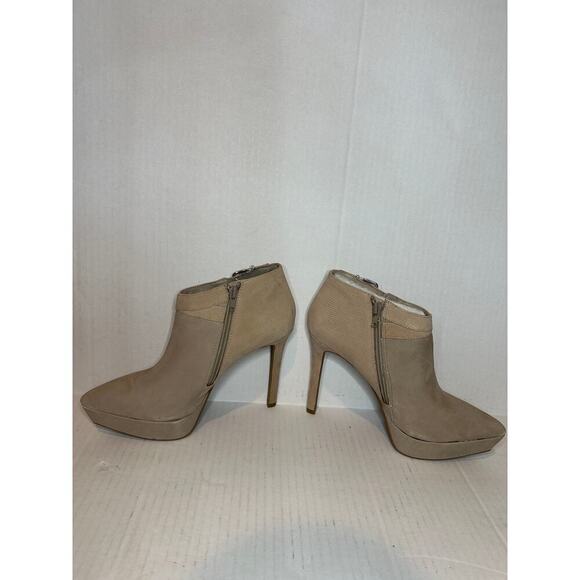 Gianni Bini Size 8 Lollie Closed Toe Stilleto High Heel Stilleto Pumps Taupe - Picture 4 of 12